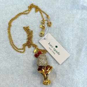 NWT Kate Spade  ice cream necklace